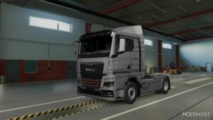 ETS2 MAN Skin Mod: TGX Gx/Gm/Gn Metallic Template (Featured)