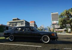 GTA 5 Mercedes-Benz Vehicle Mod: 560SEL 6.0 AMG (W126) ’90 (Featured)