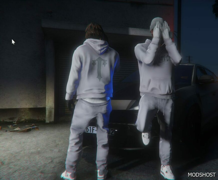 GTA 5 Player Mod: Trapper It’s Classified Tracksuit Pack for MP Male Lore Friendly (Featured)