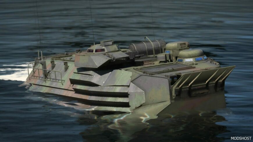 GTA 5 Mod: Aav-7A1 Amtrac Amphibious Assault Vehicle Add-On V1.5 (Featured)