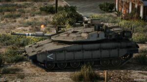 GTA 5 Vehicle Mod: Merkava MK.4M Windbreaker Israel Add-On (Image #4)