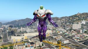 GTA 5 Player Mod: Dcuo Brainiac Add-On PED (Image #3)