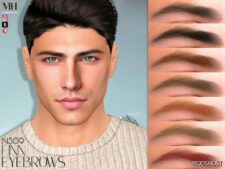 Sims 4 Eyebrows Hair Mod: Finn Eyebrows N309 (Featured)