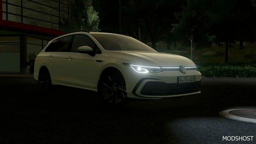 FS22 Volkswagen Car Mod: Golf 8 R Variant V1.1 (Featured)