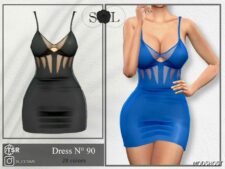 Sims 4 Female Clothes Mod: Sl_Dress #90 (Featured)