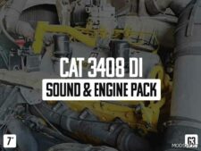 ATS Engines Mod: CAT 3408DI Sound & Engine Pack V1.1 1.49 (Featured)