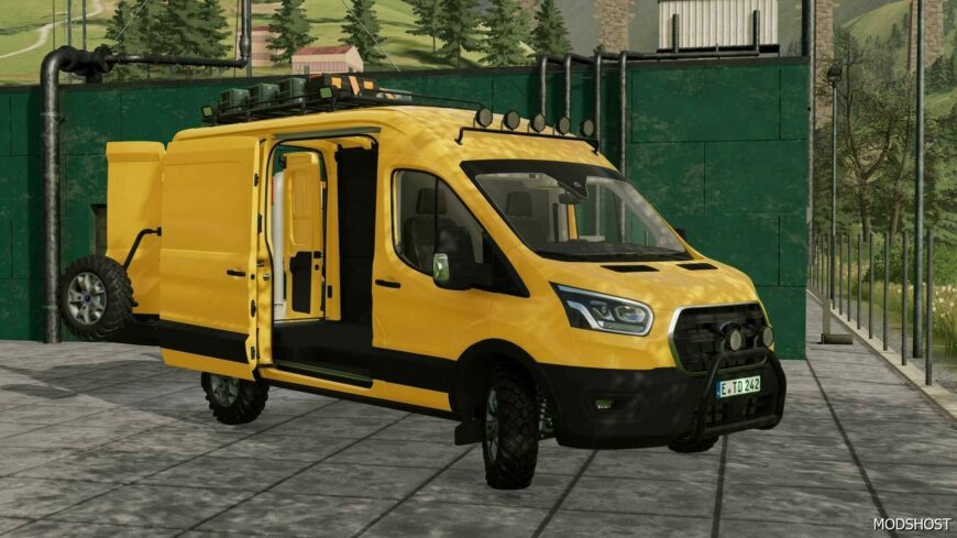 FS22 Ford Vehicle Mod: Transit MK8 V1.0.1.7 (Featured)