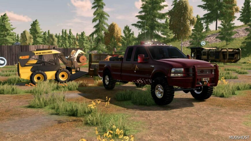 FS22 Pickup Car Mod: 2000 Ford F250 WIP (Featured)