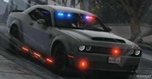 GTA 5 Dodge Vehicle Mod: 2018 Dodge Challenger SRT Demon (Featured)