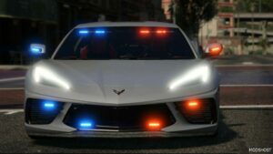 GTA 5 Chevrolet Vehicle Mod: 2020 Chevrolet Corvette C8 Unmarked (Image #3)