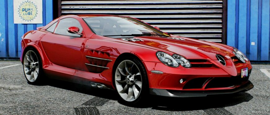 GTA 5 McLaren Vehicle Mod: Mercedes-Benz SLR Mclaren and 722 Edition (Featured)