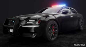 BeamNG Chrysler Car Mod: 2023 Chrysler 300C 0.32 (Featured)