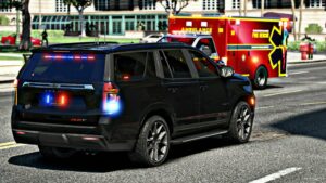 GTA 5 Chevrolet Vehicle Mod: 2022 Chevrolet Tahoe RST Undercover (Image #3)