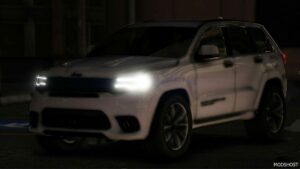 GTA 5 Jeep Vehicle Mod: 2018 Jeep Trackhawk Whelen Unmarked Lspd (Image #3)