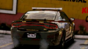 GTA 5 Dodge Vehicle Mod: 2018 Dodge Charger Blaine County Sheriff (Image #3)