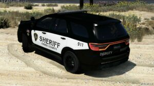 GTA 5 Dodge Vehicle Mod: 2018 Dodge Durango Creek County Sheriff (Image #3)