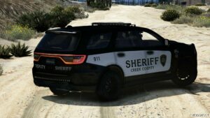 GTA 5 Dodge Vehicle Mod: 2018 Dodge Durango Creek County Sheriff (Image #4)