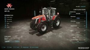 FS22 Massey Ferguson Tractor Mod: 8S V1.4 (Image #2)