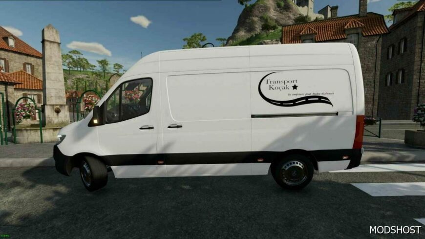 FS22 Car Mod: Mercedes Sprinter Transport Koçak (Featured)