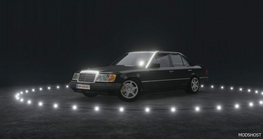 BeamNG Mercedes-Benz Car Mod: 280E (W124) Remaster 0.32 (Featured)