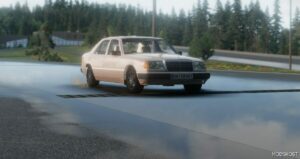 BeamNG Mercedes-Benz Car Mod: 280E (W124) Remaster 0.32 (Image #2)