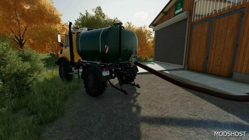 FS22 Unimog Trailer Mod: Build up Tanks V1.3 (Featured)