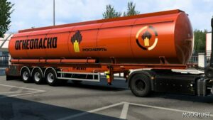 ETS2 Tanker Trailer Mod: Menci Cistern 1.49/1.50 (Featured)