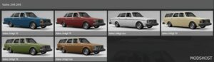 BeamNG Volvo Car Mod: 244-245 Pack 0.32 (Image #4)