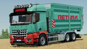 FS22 Mercedes-Benz Truck Mod: Mercedes Arocs IT Runner (Featured)