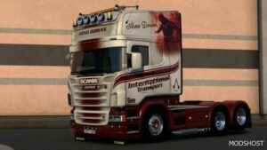 ETS2 RJL Mod: Scania RJL 5 Series Arno Dorian Skin (AC Unity) (Featured)