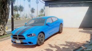 GTA 5 Dodge Vehicle Mod: 2013 Dodge Charger SRT8 (Featured)