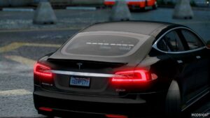 GTA 5 Tesla Vehicle Mod: Model S Unmarked (Image #3)