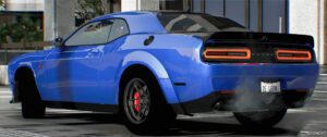 GTA 5 Dodge Vehicle Mod: 2023 Dodge Challenger SRT Demon 170 (Image #2)