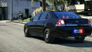 GTA 5 Chevrolet Vehicle Mod: Impala Unmarked Police Sheriff (Image #3)