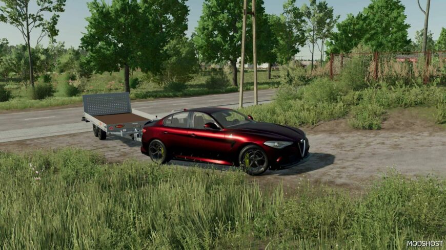 FS22 Car Mod: Alfa Romeo Giulia Quadrifoglio (Featured)