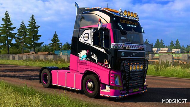 ETS2 Volvo Skin Mod: FH12 Smorz Transport (Featured)