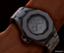 GTA 5 Player Mod: Bvlgari Octo Finissimo Watch for MP Male (Image #2)