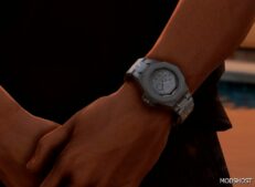 GTA 5 Player Mod: Bvlgari Octo Finissimo Watch for MP Male (Image #3)