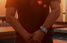 GTA 5 Player Mod: Bvlgari Octo Finissimo Watch for MP Male (Image #4)