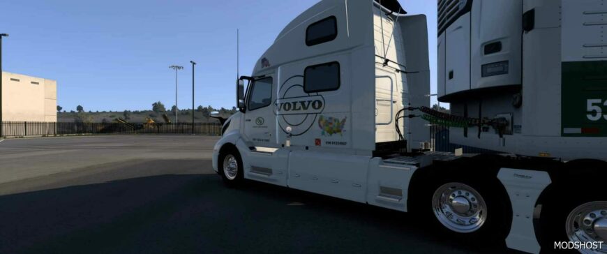 ATS Volvo Mod: 2018 Volvo VNL Frozen Food Skin 1.50 (Featured)