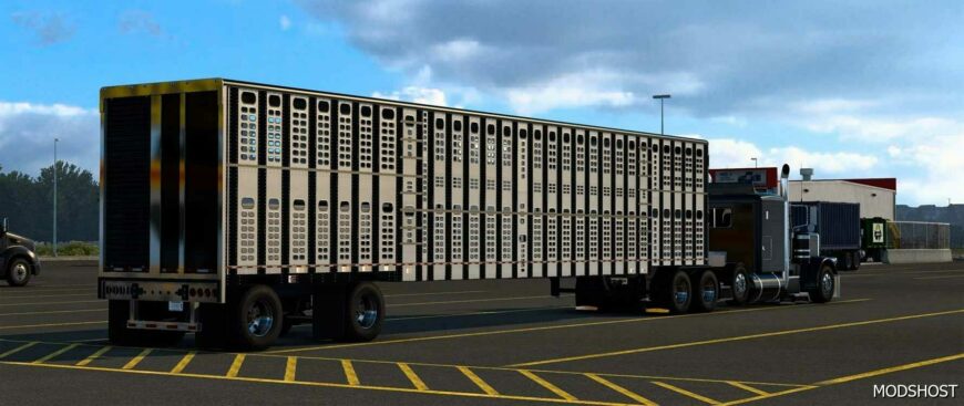 ATS Livestock Mod: Wilson Trailer Livestock 1.49 (Featured)