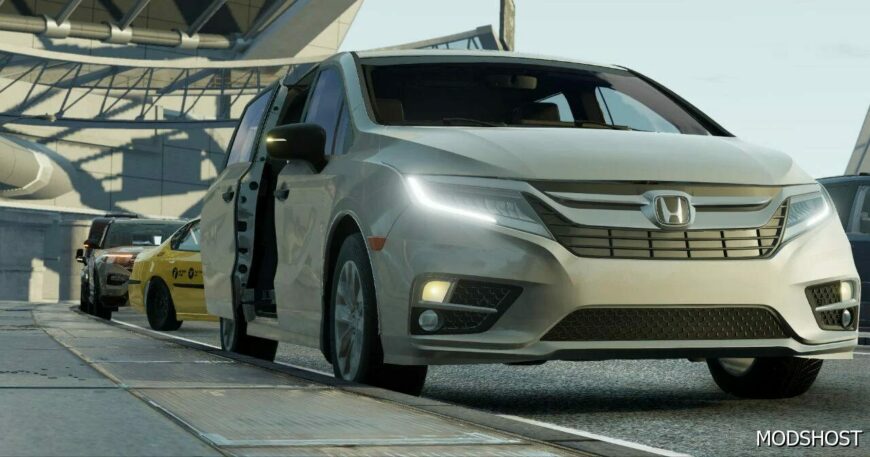 BeamNG Honda Car Mod: Odyssey 2018 0.32 (Featured)