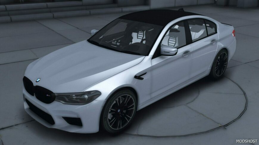 GTA 5 BMW Vehicle Mod: 2018 BMW M5 F90 Unmarked (Featured)