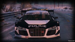 GTA 5 Audi Vehicle Mod: R8 LMS Pursuit Edition (Image #2)