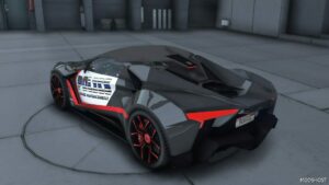 GTA 5 Vehicle Mod: W Motors Fenyr Hypercar Police (Image #3)