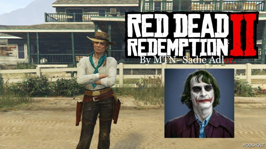 GTA 5 Player Mod: Sadie Adler Red Dead Redemption 2. (Featured)