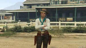 GTA 5 Player Mod: Sadie Adler Red Dead Redemption 2. (Image #2)