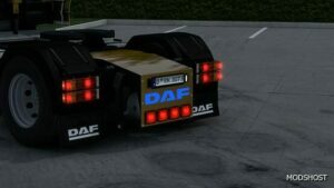 ETS2 DAF Part Mod: Rear Bumper DAF XF 105 CHS 4×2 (Image #3)