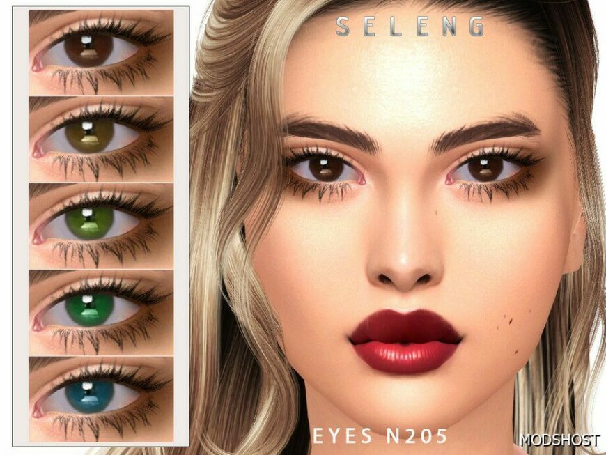 Sims 4 Female Mod: Eyes N205 (Featured)