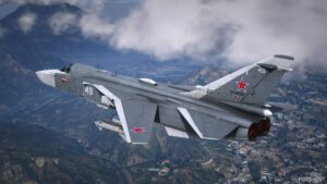 GTA 5 Vehicle Mod: Su-24Mr Fencer-E Russia Add-On (Image #3)